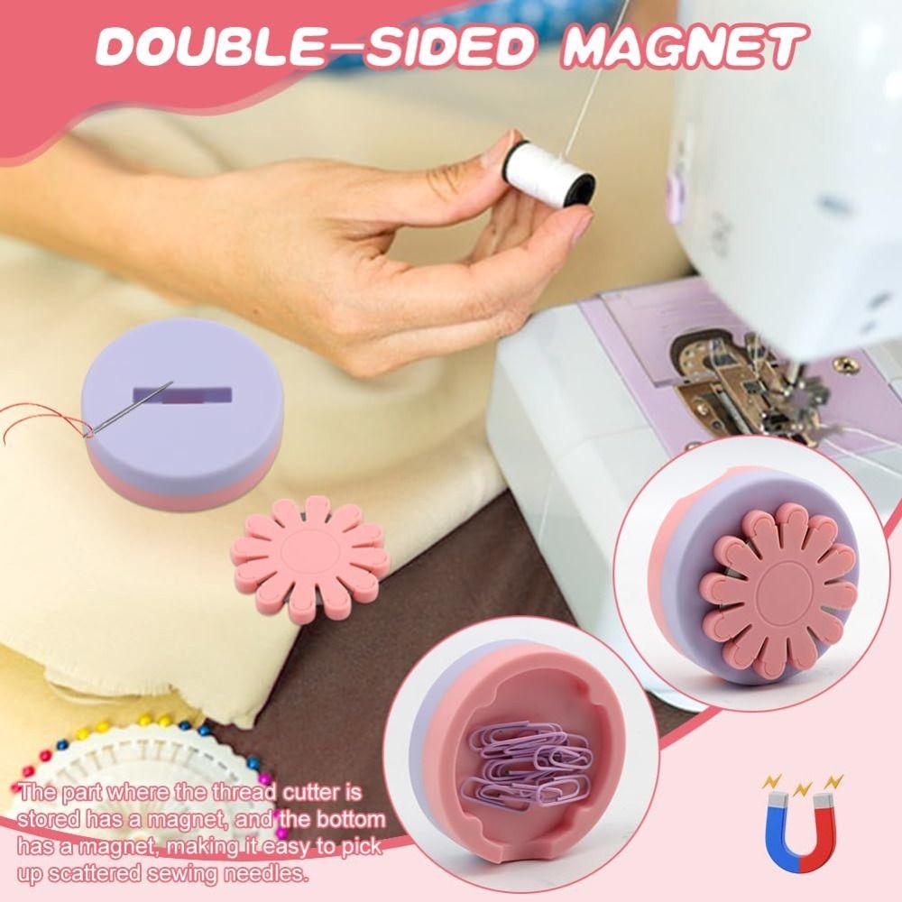 Embroidery Magnetic Pins Holder Magnetic Bottom Blade Saver Tool  For Sewing Seam