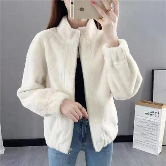 Imitation Mink Fur Short Women's Winter Coat