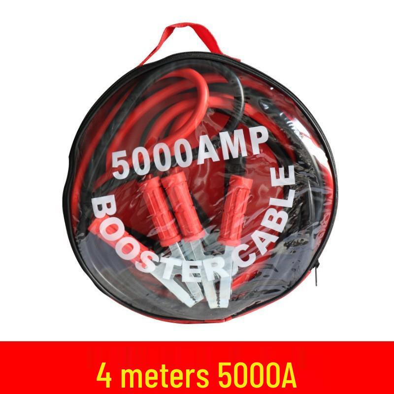 Thickened Car Battery Jumper Cables with Crocodile Clips for Emergencies