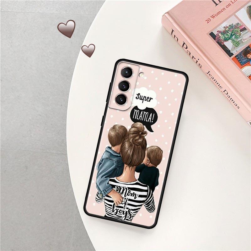 

Ультратонкий чохол для телефону з ТПУ Mama baby для iPhone 6-16ProMax/SamsungS7-S24Ultra/Redmi13TPro - протиударний, стійкий до подряпин, захисна кришка з піднятою камерою iPhone XS