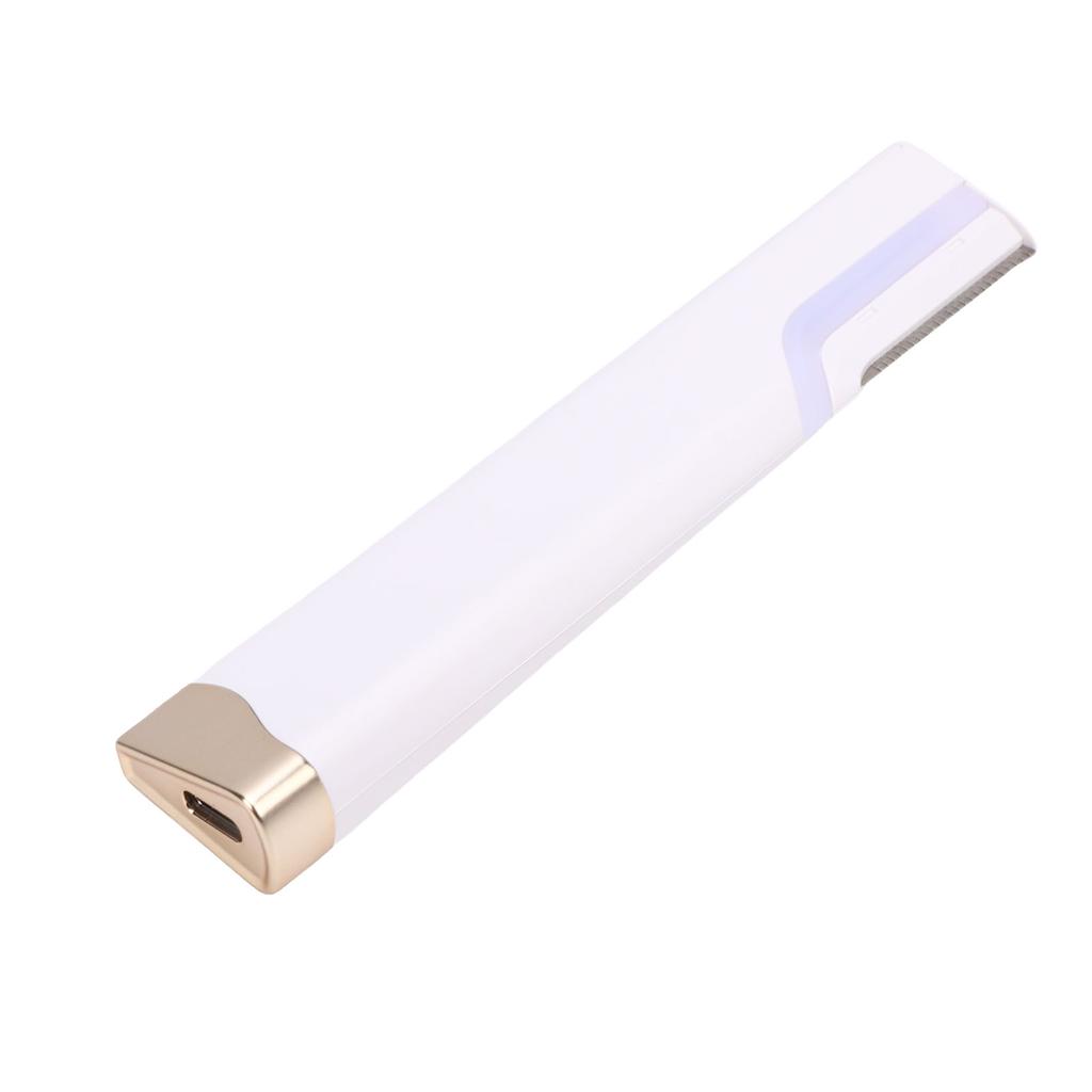 Women Facial Exfoliation Hair Removal Tool 3 Speed Settings USB Rechargble Face Hair Trimmer with LED Light 4 Refill Hds