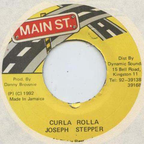 7inch Record JOSEPH STEPPER - Curla Rolla Main Street 1992 Jamaica Reggae, Ska & Dub