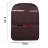 PU Leather Car Seat Back Storage Bag Protector For Children Kick Mud Dirt Pad Auto Anti Kick Mat Pad Interior  Accessorie