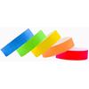 QPINGH Paper Wristbands - Neon Waterproof Wrist Bands, Lightweight Adhesive Wristbands for Events, Bars, Concerts, Parties