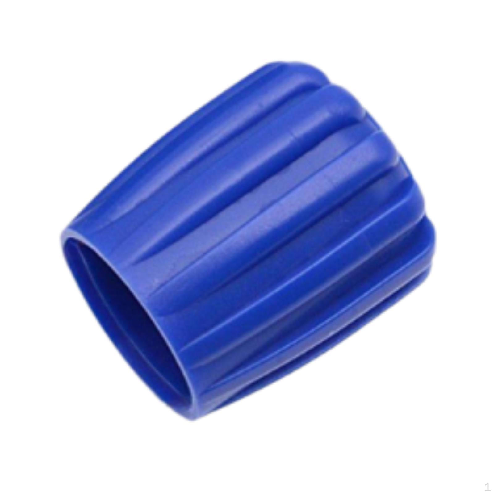 

Diving Cylinder Valve Grip Replacement with Marked Operation Guide Blue Short
