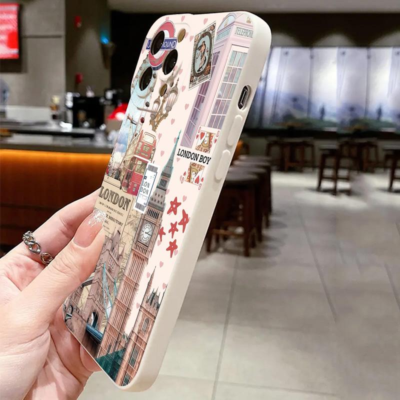 London Noria Design Phone Case For Xiaomi Redmi 13 12 14C 13C 12C Redmi Note 14 13 12 Pro Plus 5G 12S 11 10 Shockproof TPU Cover