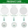 4/6Pcs Soil Sieve Set Stainless Steel Garden Soil Sieve with 3/6/9mm Filter Mesh Rust Resistant Compost Sifter Garden Accessory
