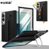 Чехол для Samsung Galaxy Z Fold 8 Fold 8 Ultra с держателем для S Pen Стилус Защитная пленка для экрана Подставка для камеры Ремешок на запястье Защитная крышка для шарнира