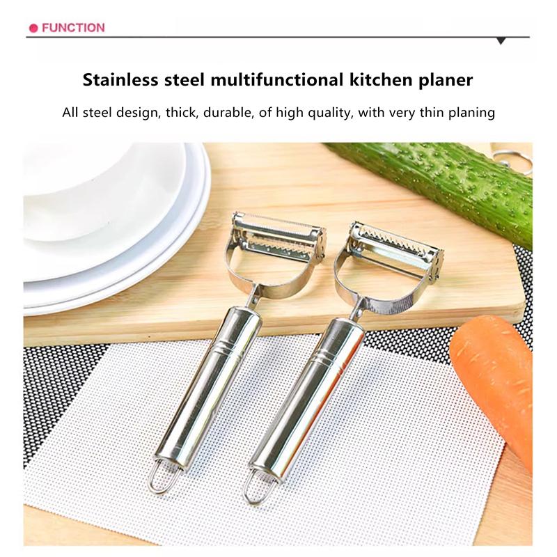 Stainless Steel Vegetable Fruit Peelers With Dual Sharp Blades And Rust Resistant Perfect For Home Kitchen Daily Food Prep