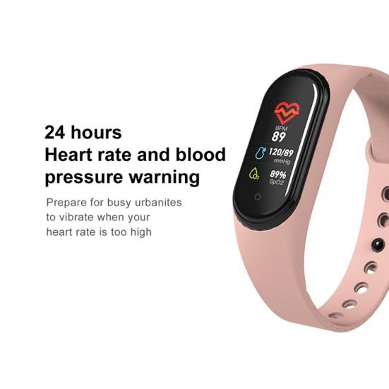 M4-WK Sleep Heart Rate Monitoring Step Counter Bluetooth-compatible Sport Smart Bracelet