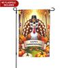 Welcome Garden Flag Fall Garden Flag Turkey Pilgrim Hat for Thanksgiving Decor Fall Yard Patio Porch Decor
