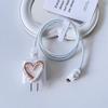 Flash Diamond Love Applies To Apple 14 Charger Protective Case iPhone13 Data Cable 20w Fast Charging Head 15Pro