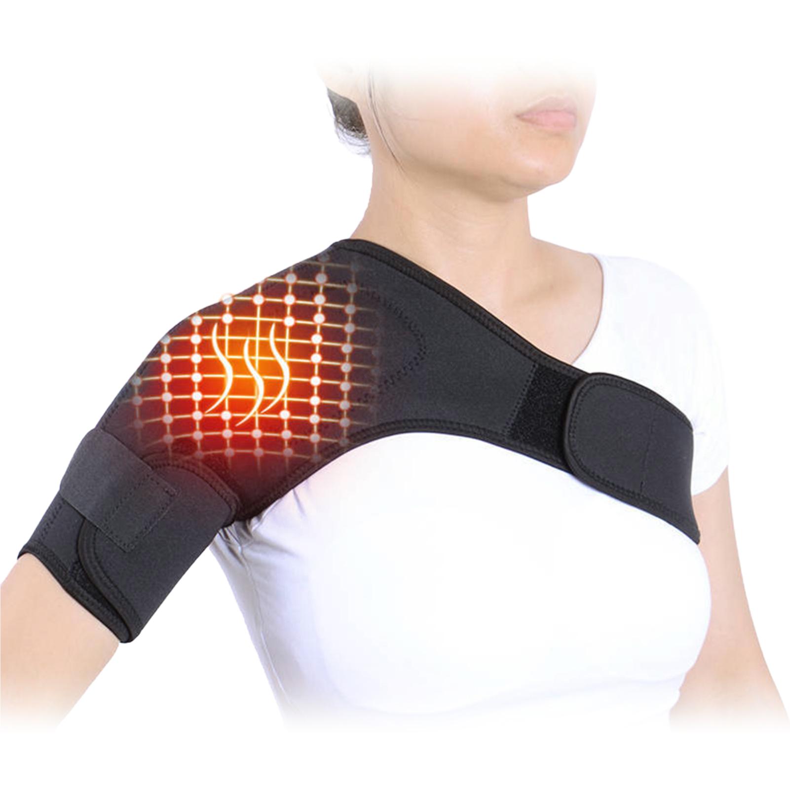 

Portable Self Heating Shoulder Wrap Adjustable Thermal Therapy for Neck and Shoulder Pain Relief for Joint Pain Relief