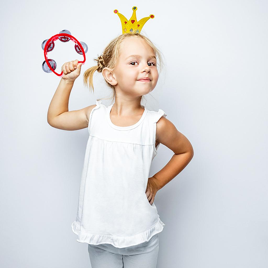 14 Pieces Plastic Percussion Tambourines