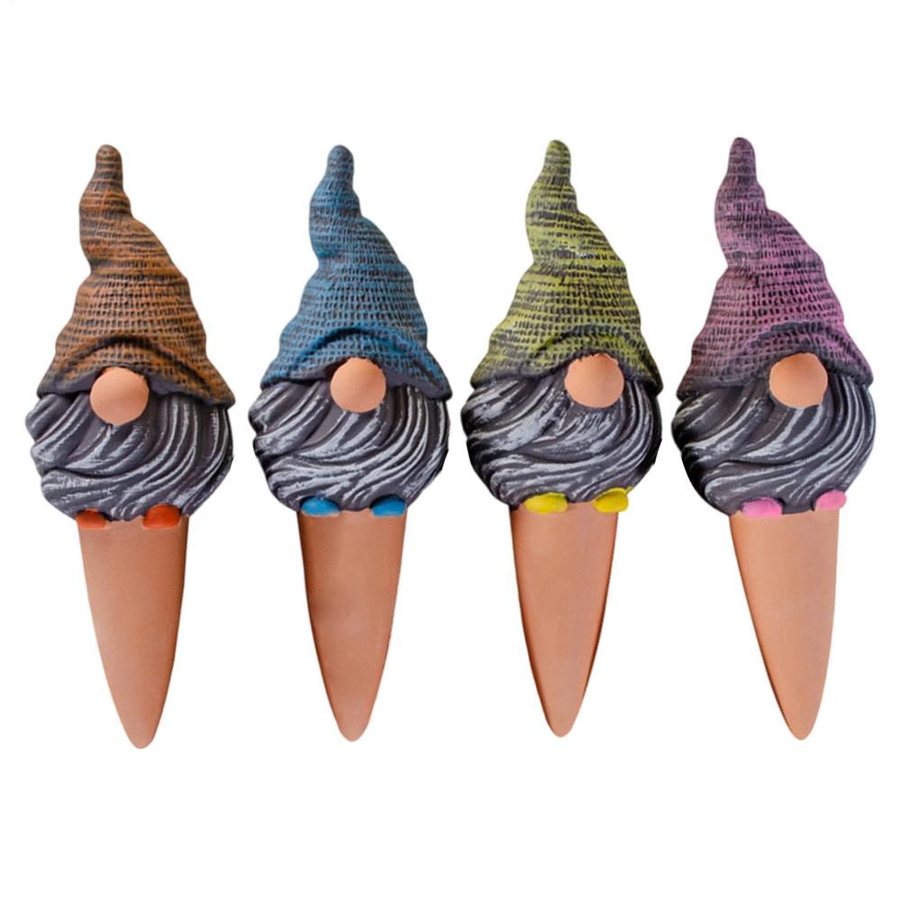 

Automatic Potted Plant Watering SystemCute Gnome Shape Irrigation Spikes Efficient Self Watering Planter Insert Plant Waterer