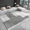 Nordischer grauer Teppich Wohnzimmerdekoration Schlafzimmer Große Fläche Lounge-Teppich Zuhause Kaffeetische Bodenmatten 200x300 Raumdekoration Modern
