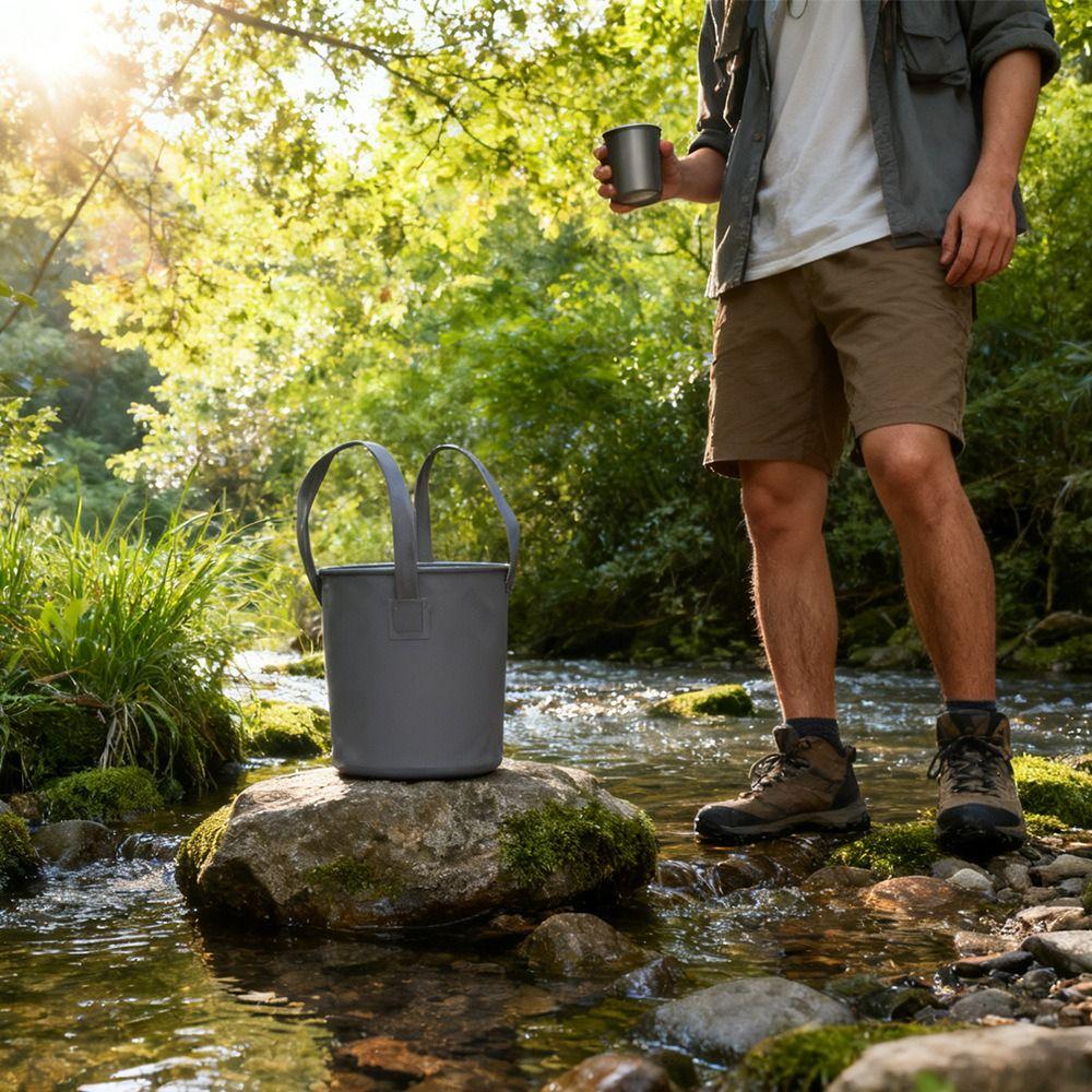 Reusable Water Storage Bag Large Capacity Portable Collapsible Water Container Soft Food Grade Car Mounted Water Tank Outdoor