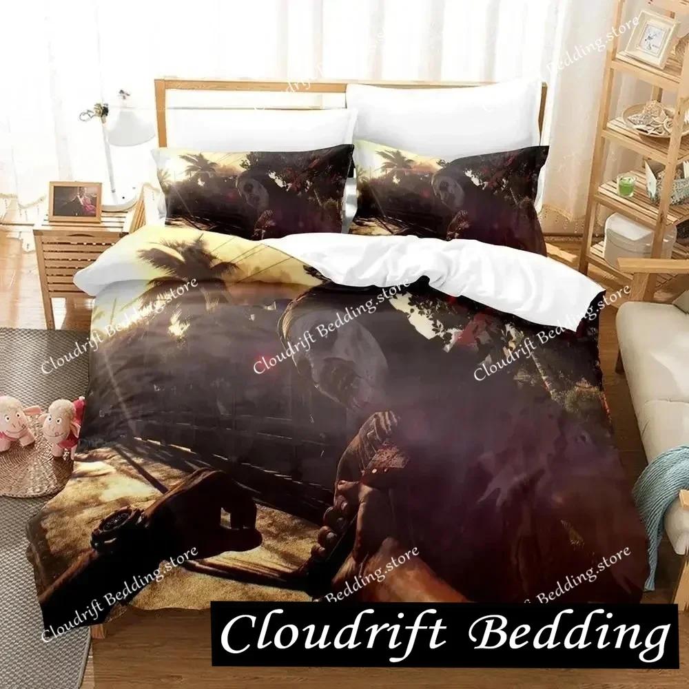 New DYING LIGHT 2 Bedding Set Single Twin Full Queen King Size Bed Set Adult Kid Bedroom Duvet cover Sets 3D Print Game Anime026