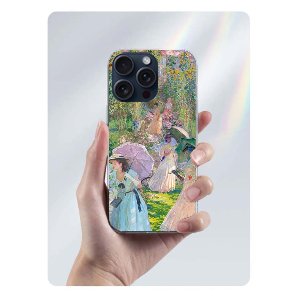 

Claude Monet Art Clear Phone Case For Iphone 17 Air 16 Pro Max 15 Pro 14 Plus 17E 16E 11 13 12 Mini Cover Cases Fundas Cell TPU iPhone 16