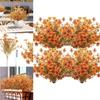 Artificial Autumn Flowers Silk Plant Fall Decor For Thanksgiving And Halloween Celebrations