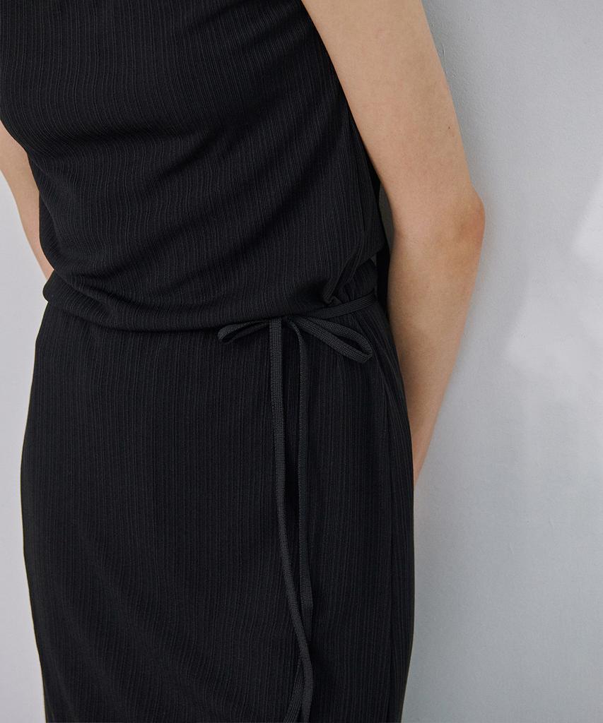 Marot String Midi Dress_Black