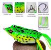 Promotion Factory Price Soft Wood and Silicone Frog Minnow Lure 5g 9g 13g 17.5g Artificial Bait for Trout and Carp Fishing
