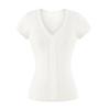 Twisted hollow short-sleeved T-shirt women's summer new American Spice Girl solid color V-neck slim-fitting knitted bottoming top