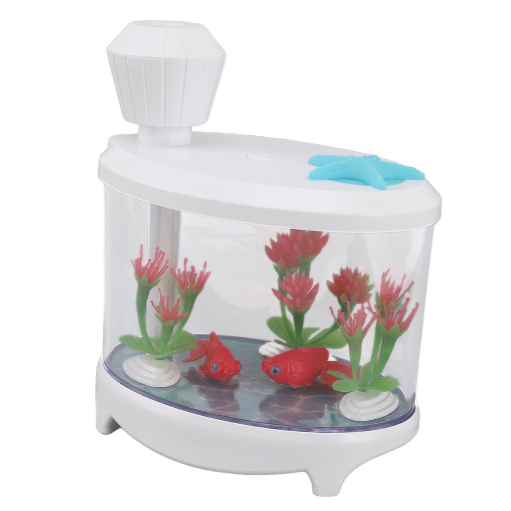 Micro Landscape Humidifier Fish Tank Modeling Ultra Sound USB Low Noise Essential Oil Aromatherapy Humidifier for Car