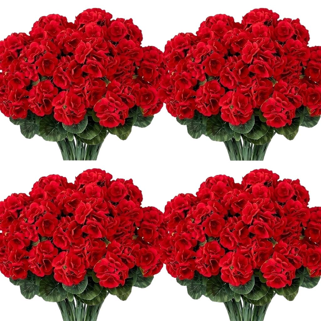 Artificial Begonia Flower Fake Flower For Home Living Room Decoration