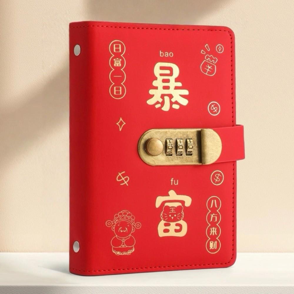 Waterproof Money Saving Challenge Book PU Leather Money Storage Bag Ledger  Financial Tool