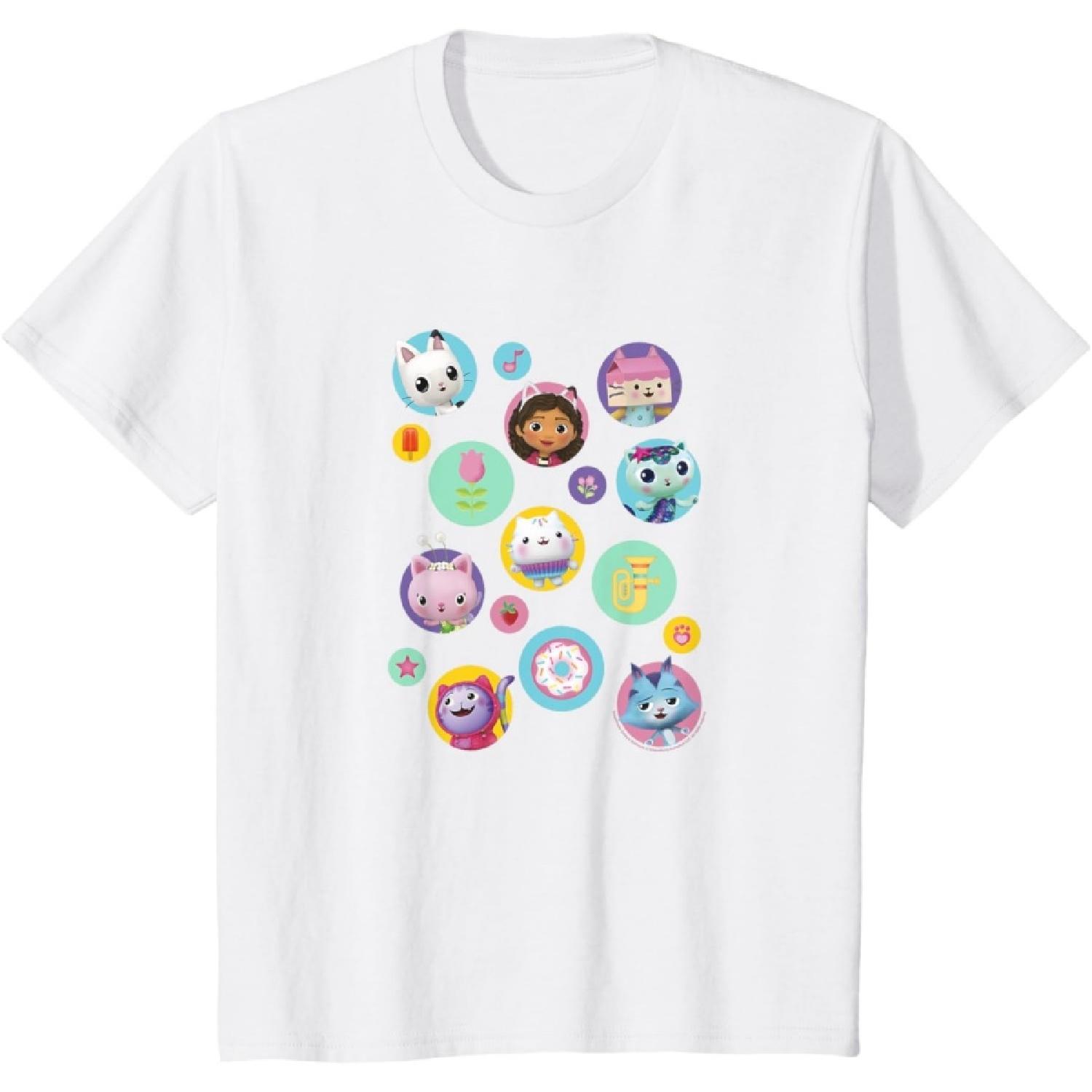 Gabby s Dollhouse Icons T-Shirt XXXXXL белый