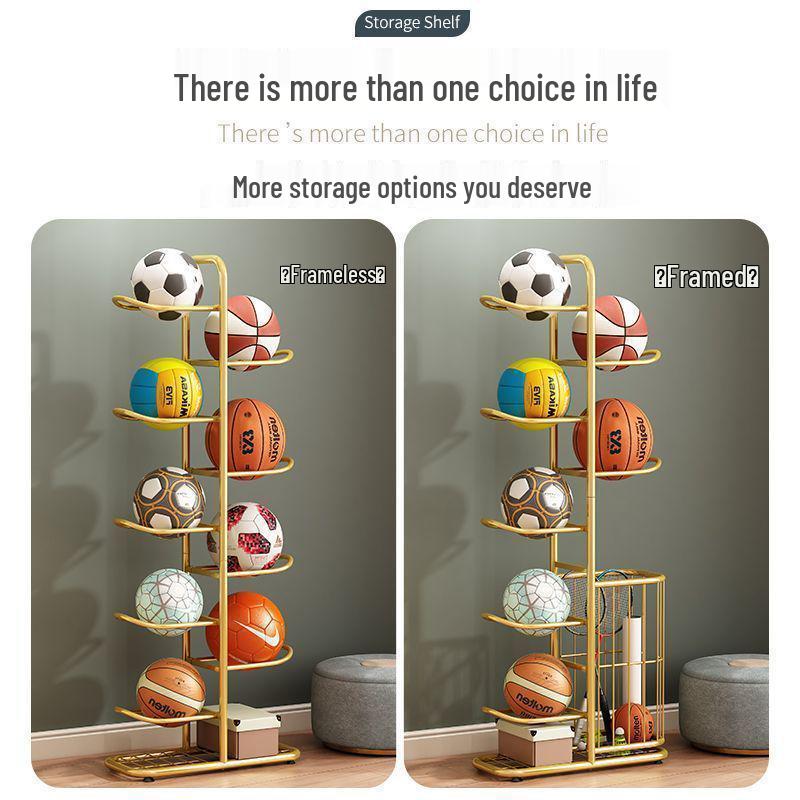 Aufbewahrungsregal für Volleyball und Basketball für Kinder
