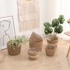 1Pcs For Garden Terraces Flower Pot Basket Planter Basket Woven Plant Flower Basket