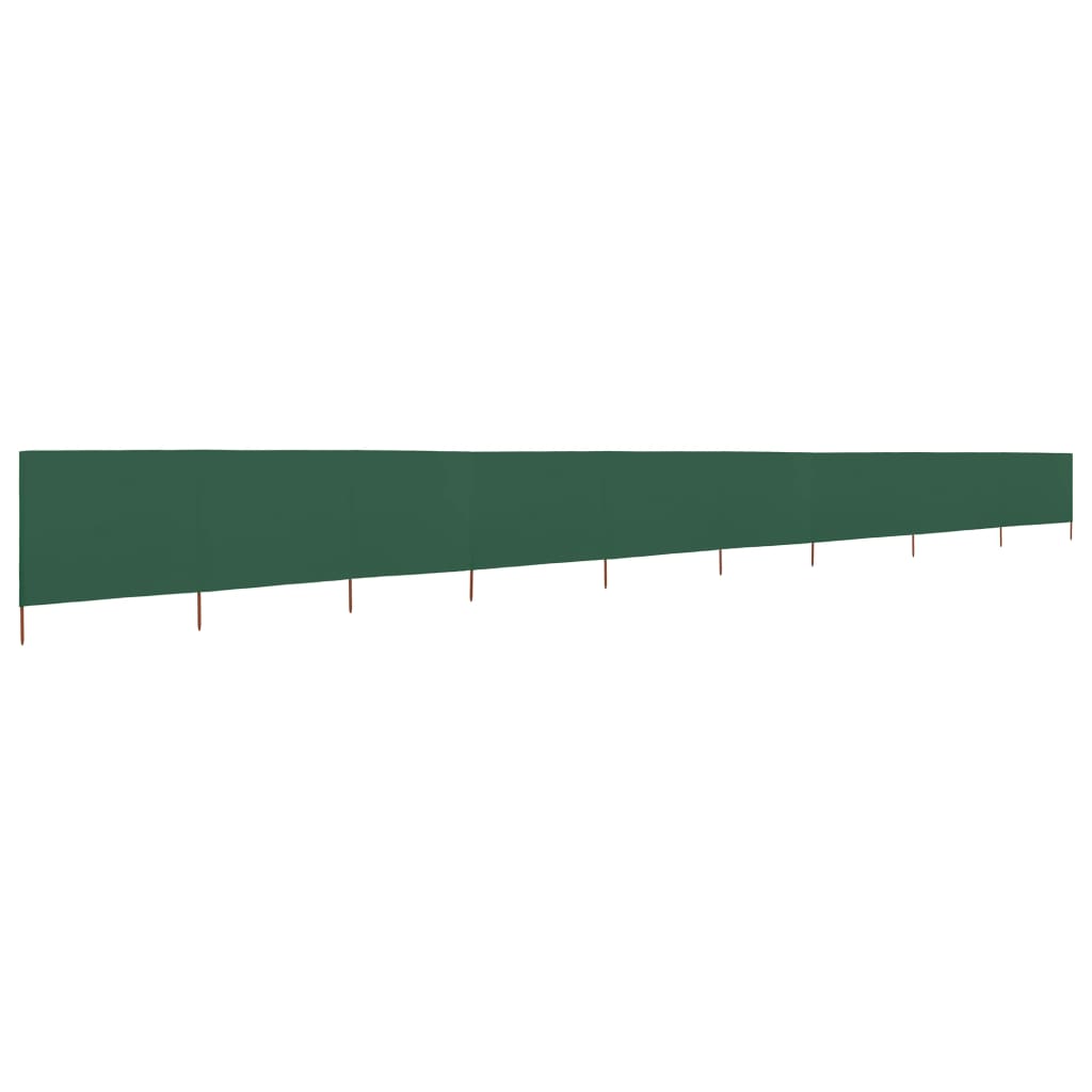 9 Piece Windscreen Mesh 1200 X 80 Cm Green