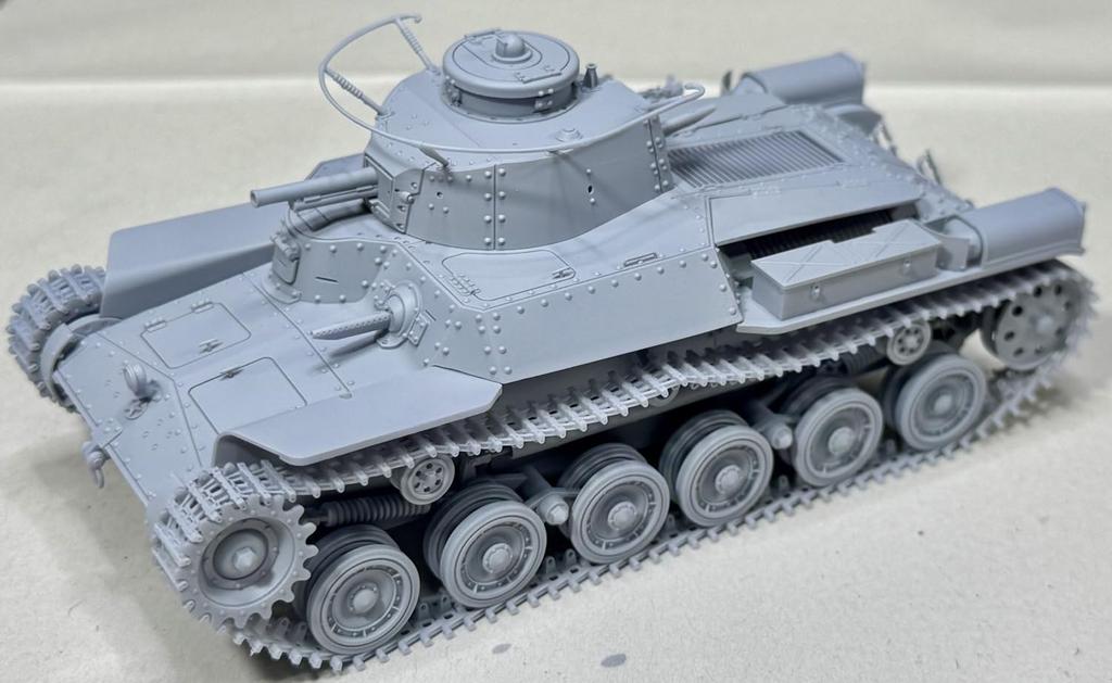 Firestarter 1/48 Japanese Type 97 Chi-Ha Medium Tank (Old Turret, Old Body) 3D Printer Kit (FS-JPN1_48) (Tank)