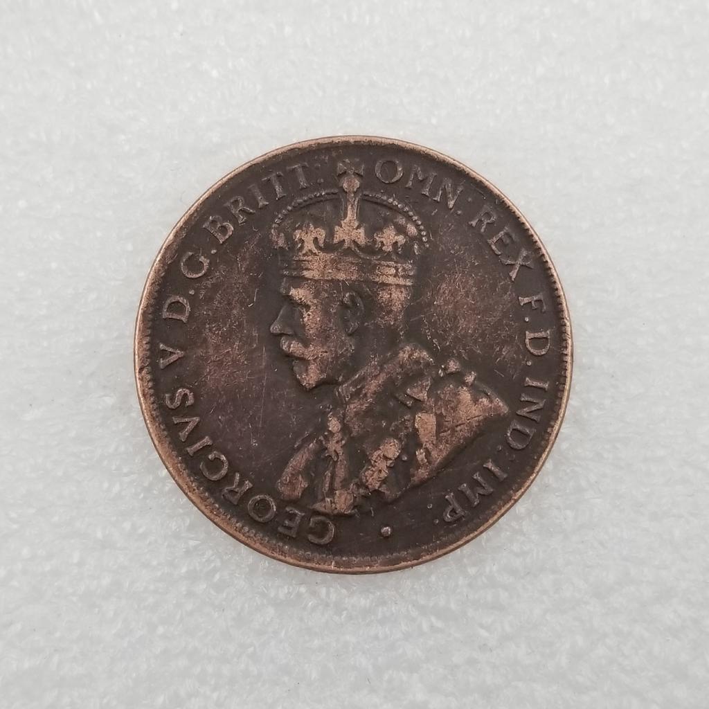1925 Brass Material, Australian Coins, Brass Antique, Foreign Silver Dollars, Antique Crafts