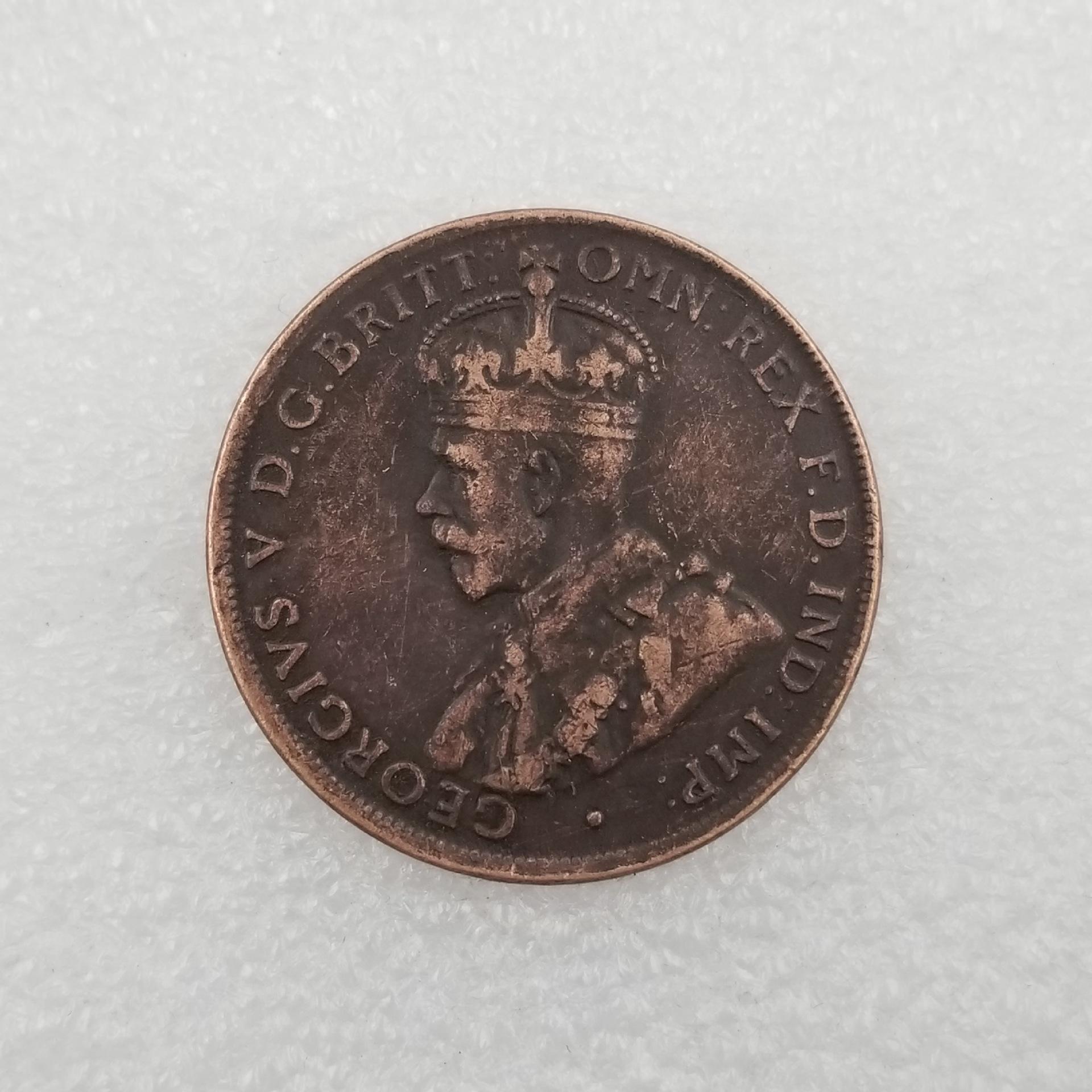 1925 brass material, Australian coins, brass antique, foreign silver dollars, antique crafts