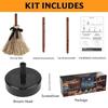 Halloween Floating Witch Broom Haunted Spooky Sound Dancing Broom Moving Broom Stick Horror Holiday Atmosphere Props