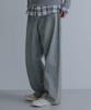 NODU Wide Washed Denim Pants [Light Blue]