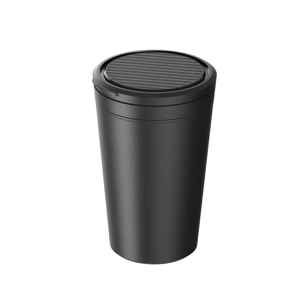 Seiko Sangyo Car Interior Accessories Ashtray EXEA Carbon Ash BK Drink Holder Type Black ED-237