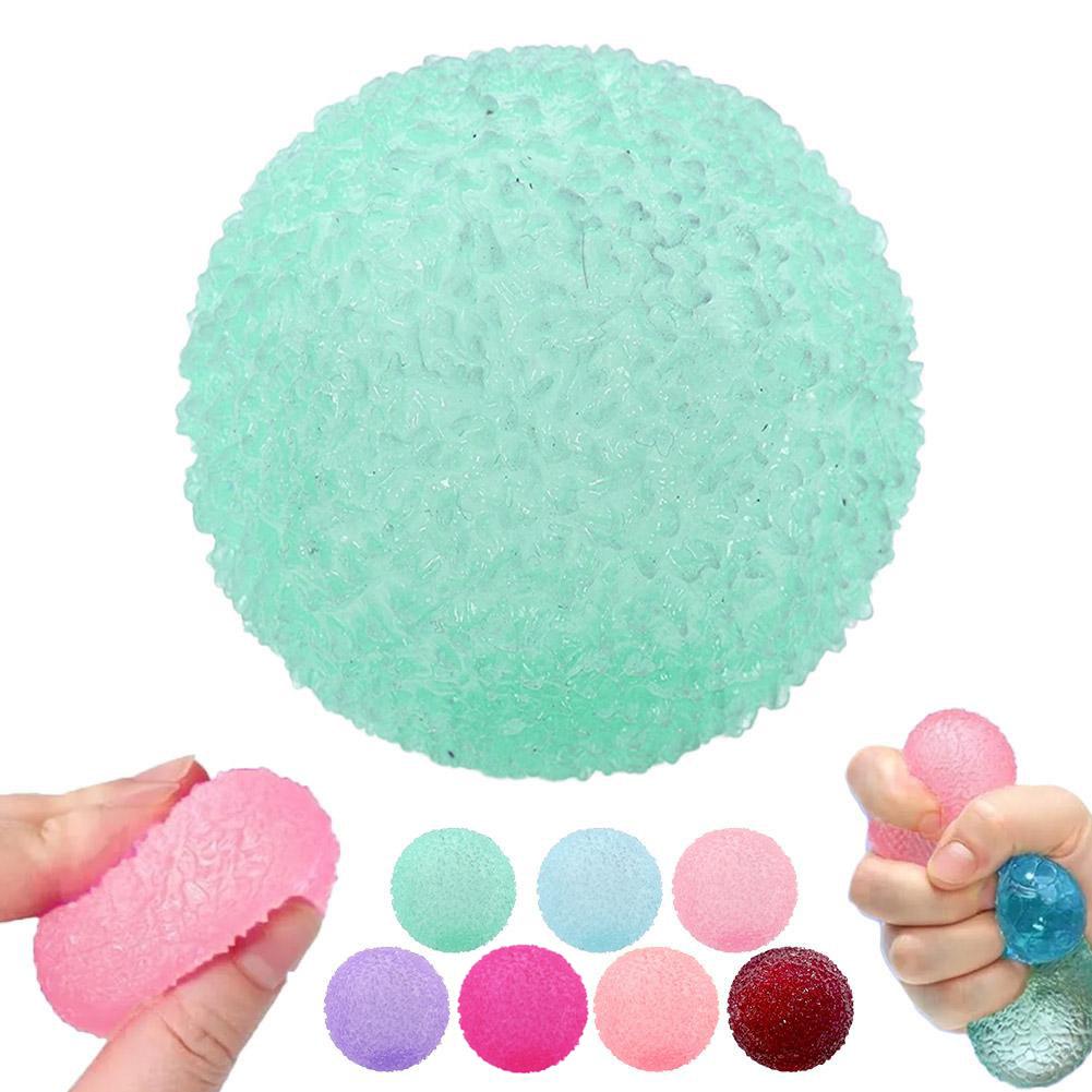 Ice Ball Maltose Fidget Toy Squishy Slow Rebound Anti Stress Ball For ADHD Sensory Play Colorful Soft Decompression Toy