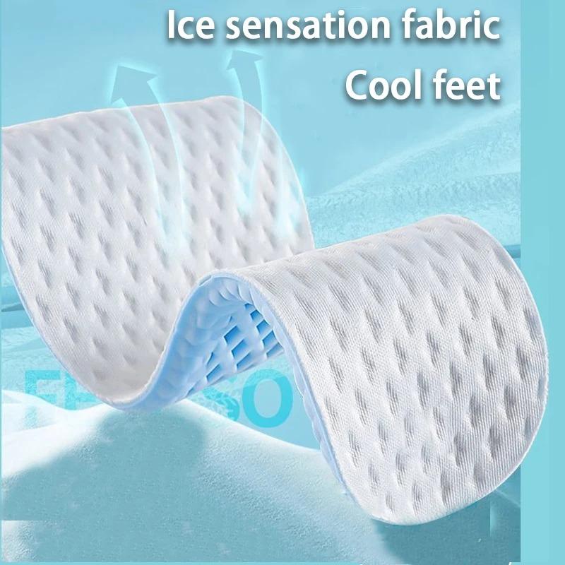 Breathable Honeycomb Shoe Insoles, Soft Elastic Sweat Wicking Quick Dry Foot Inserts, Comfort Shock Absorbing Deodorant Insoles