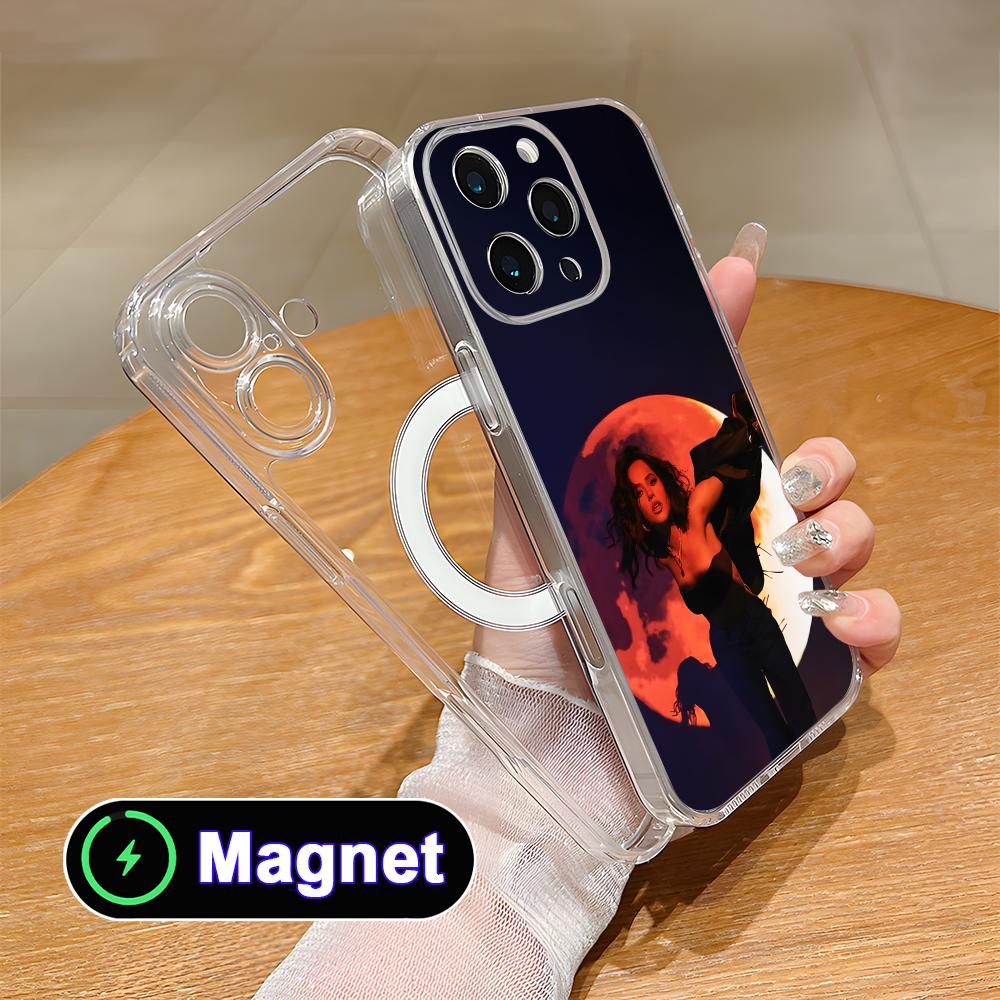 Fashion Becky G Clear TPU Magsafe Mobile Phone Case for iPhone 17 16 15 14 13 12 11 Air Pro Max Plus Mini Colorful Cover