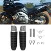 2pcs Aluminum Front Footrests Foot Pegs Black Fit for Suzuki DL650 V Strom 2004 2012