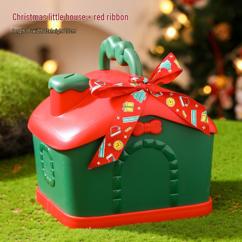 Christmas Eve Apple Gift Box - Creative Little House Candy Packaging for Kids