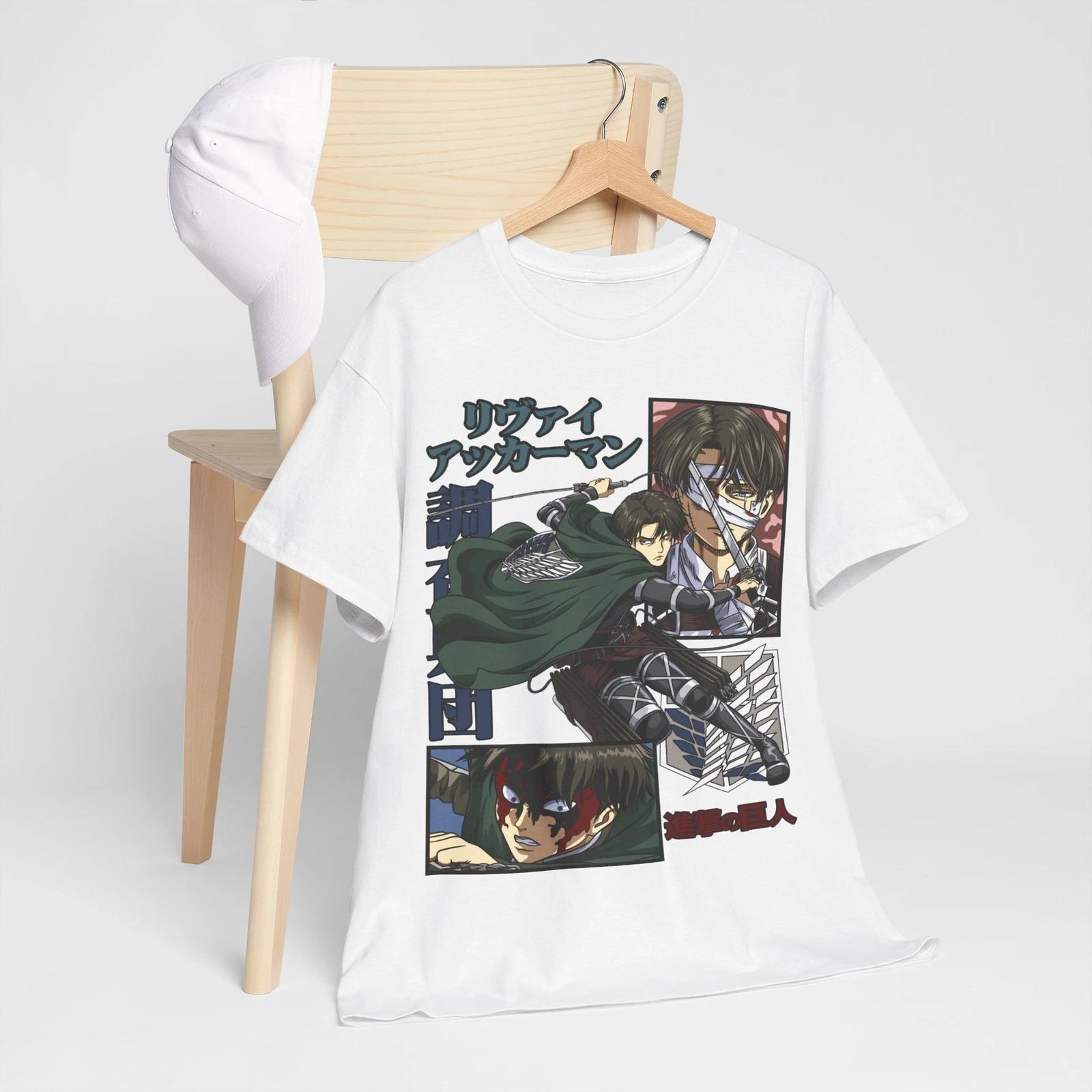 

Футболка Mikasa Атака Титанов Футболка Shingeki No Kyojin Аниме AOT Футболка Летний Хлопок Мужская Женская Топ Футболка Уличная Одежда Оверсайз 4XL