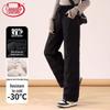 Lonsa Women's Thickened Wide-Leg Straight Duck Down Pants
