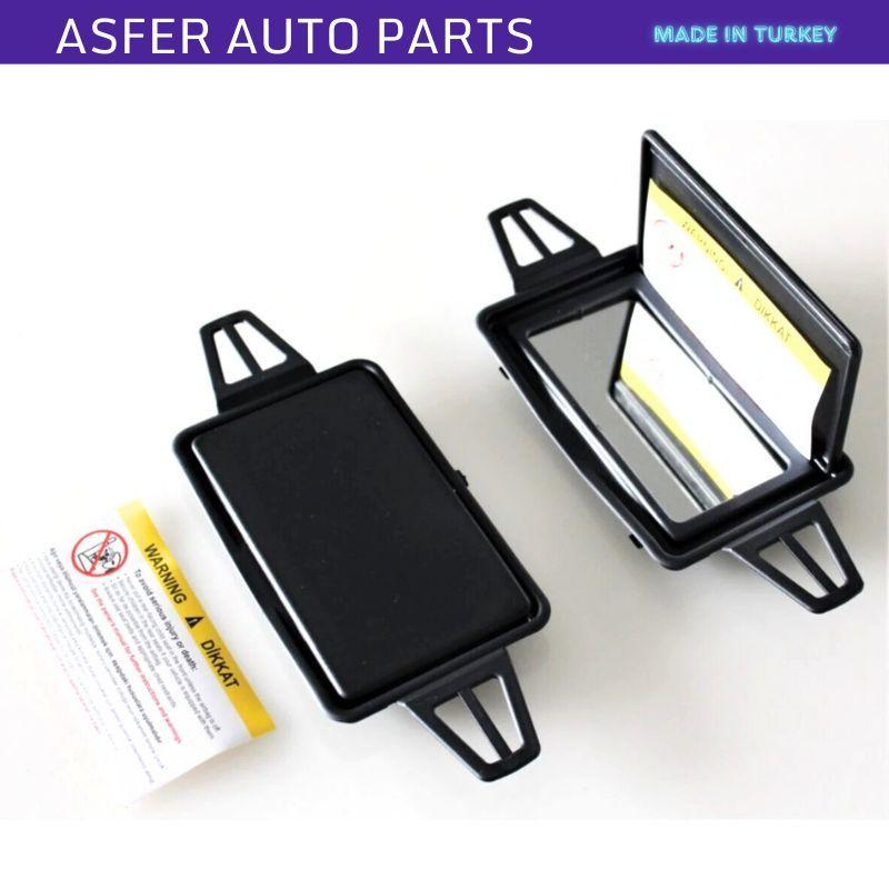 

Sun Visor Mirror Frame Black Right Left 2pcs For Mercedes Vito Mk2 W639 2004-2014 Viano 2003-2014