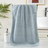 Bath Towel with Texture, Extra Thick Absorbent Face Towel, Japanese Multi-Purpose Beach Towel for Home, Blue