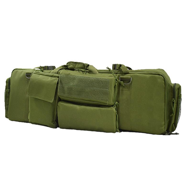 Tactical Dual Gun Bag Outdoor Hunting Rifle Carrying Shoulder Bag Shooting Airsoft Paintball Gun Bags for M249 M4A1 M16 AR15